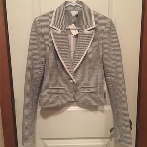 Neiman Marcus Striped Blazer